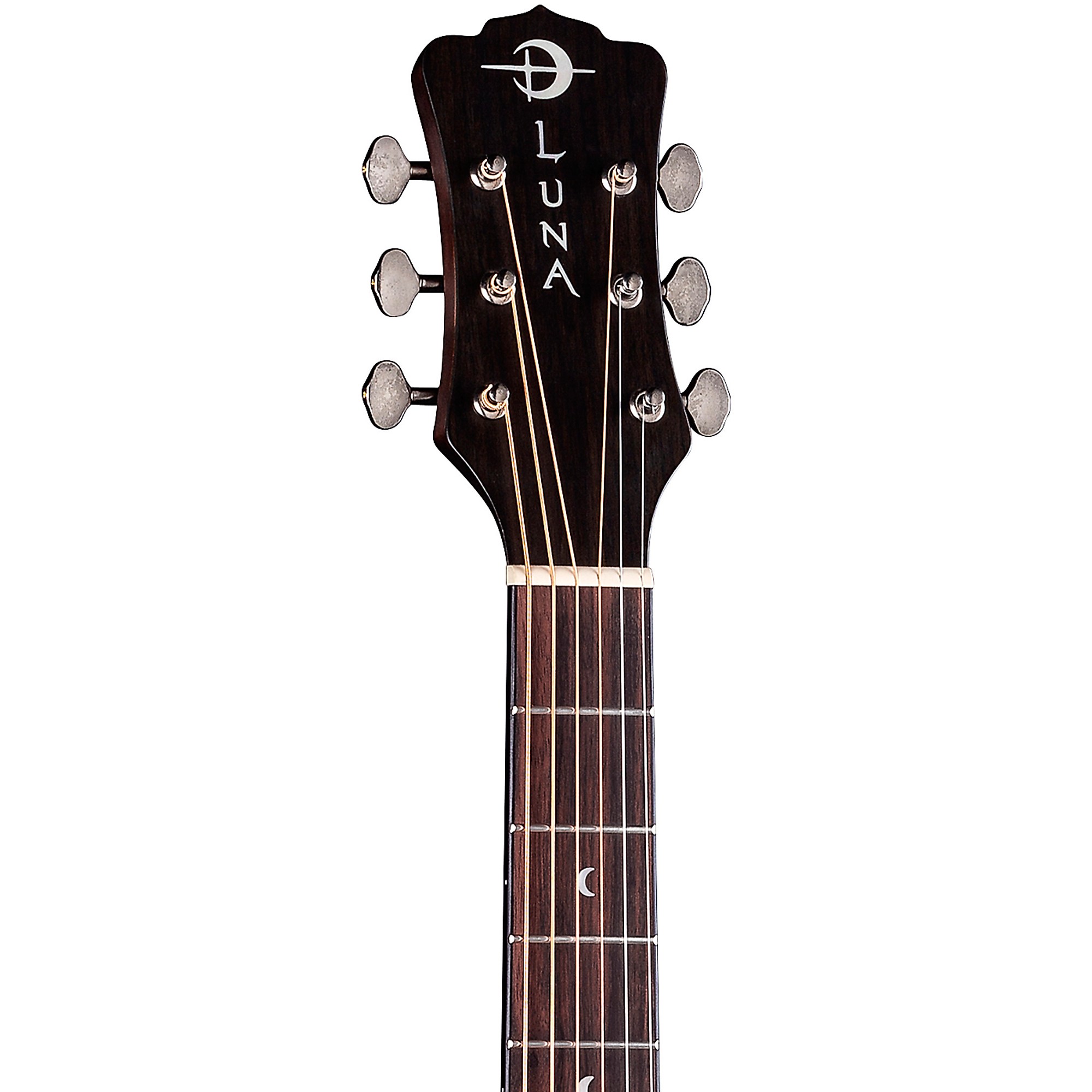 Luna Art Vintage Grand Auditorium Solid-Top Cutaway Acoustic