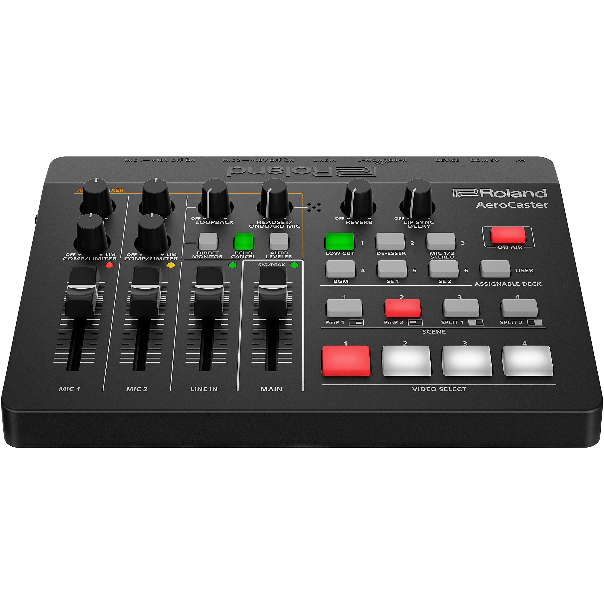 Roland AeroCaster　オーディオミキサー Roland VRC-01 AeroCaster iPad Livestreaming System | Music