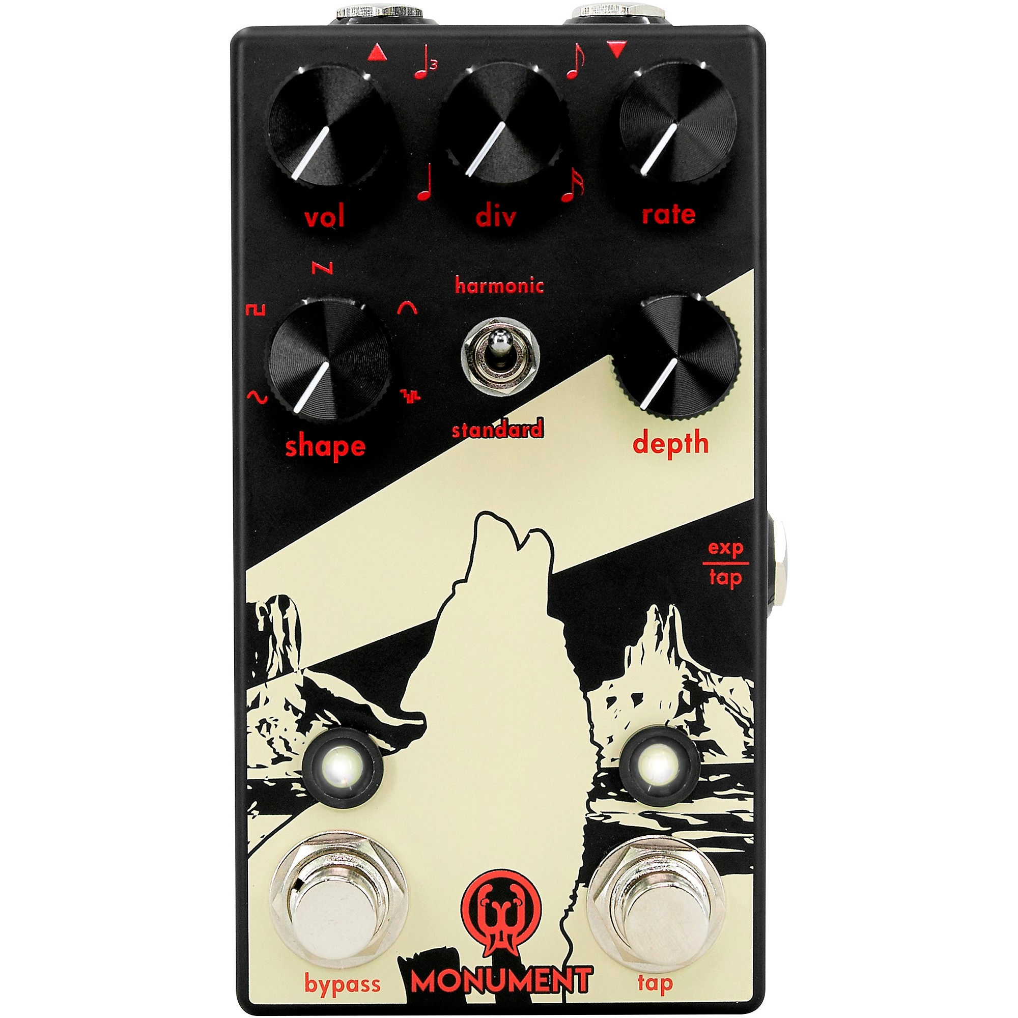 Walrus Audio Monument Harmonic Tap Tremolo V2 Obsidian Series