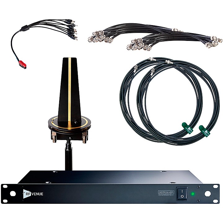 Rf Venue Distro9 Hdr Antenna Distribution System And Diversity Omni