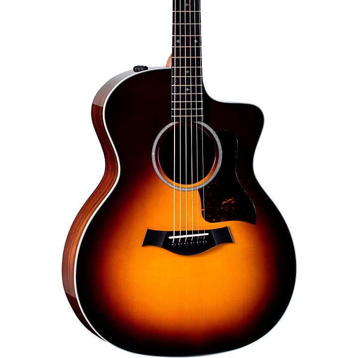 Taylor 214ce DLX Grand Auditorium Acoustic-Electric Guitar | Music 