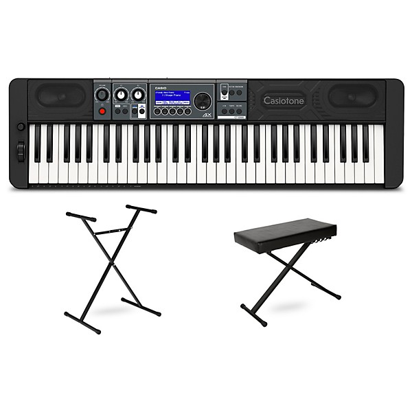 Casio Casiotone CT-S500 Portable Keyboard With Stand and Bench | Music ...