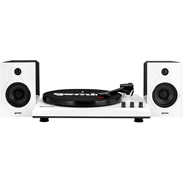 white speakers for turntable