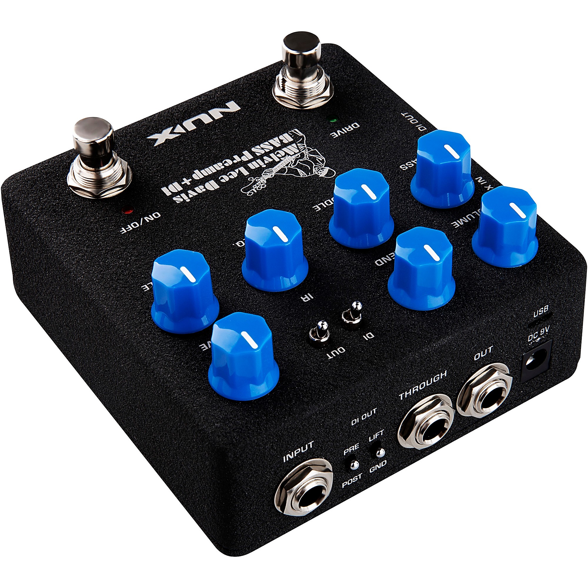 【60％OFF】 NUX Melvin Arts & Music | Pedal DI + Preamp Bass Davis Lee ベース