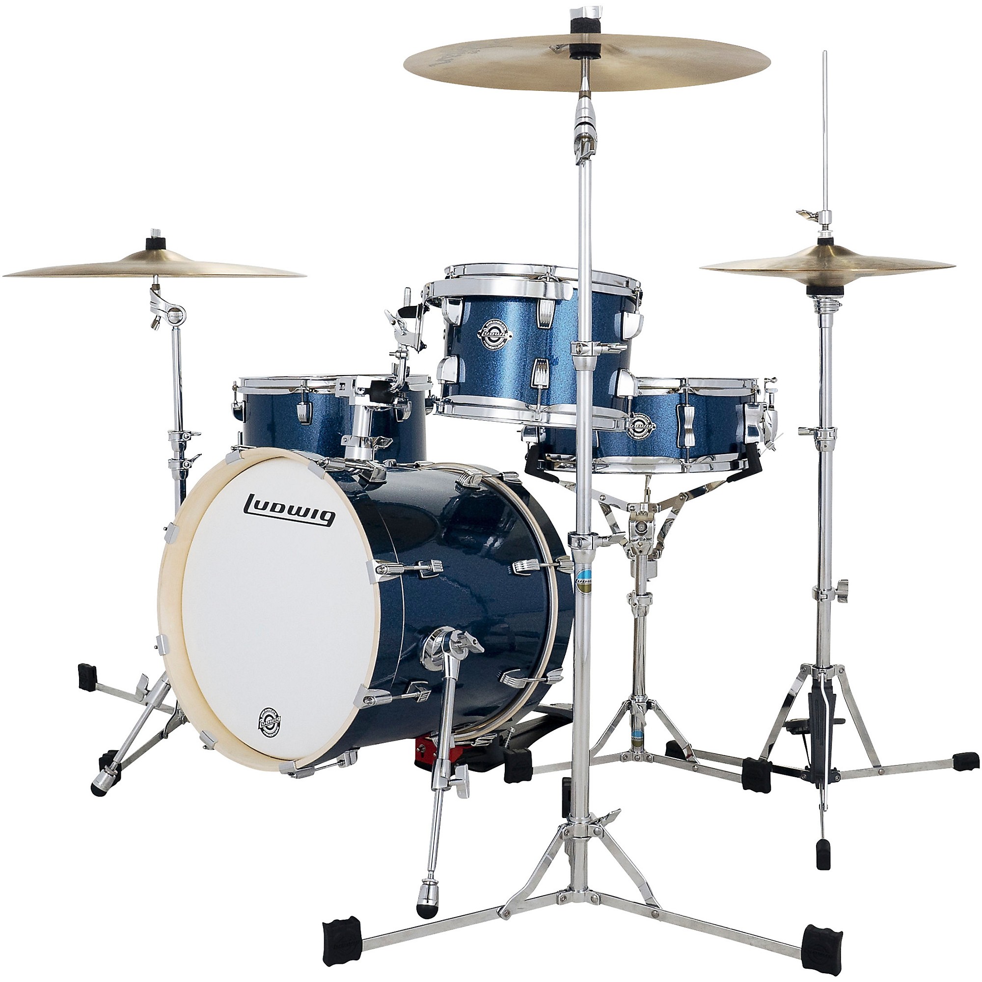 Ludwig Breakbeats Zildjian Low Volume ドラムセット Ludwig Breakbeats by Questlove 4-Piece Drum Shell Pack - | Music