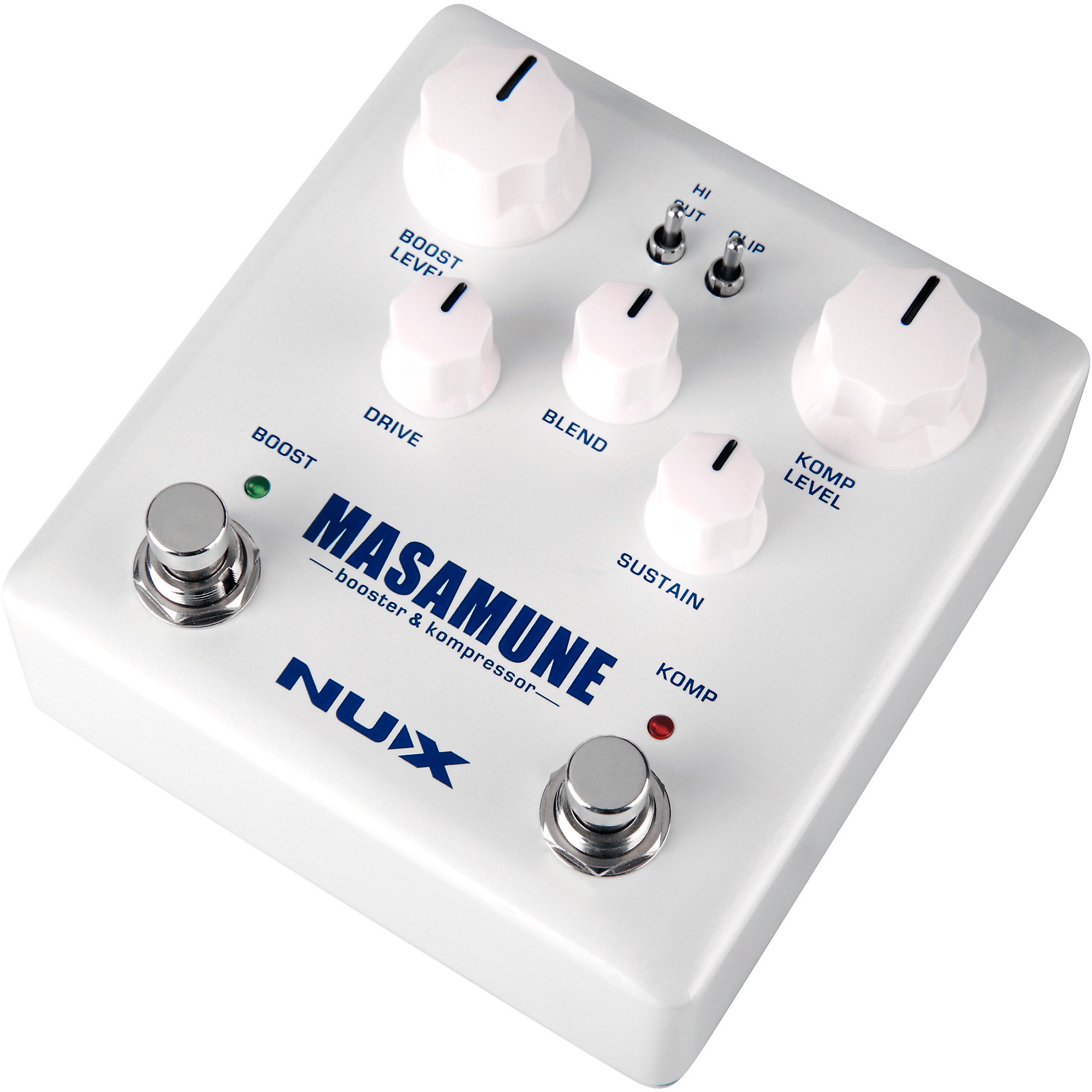 NUX Masamune Booster and Kompressor Effects Pedal | Music & Arts