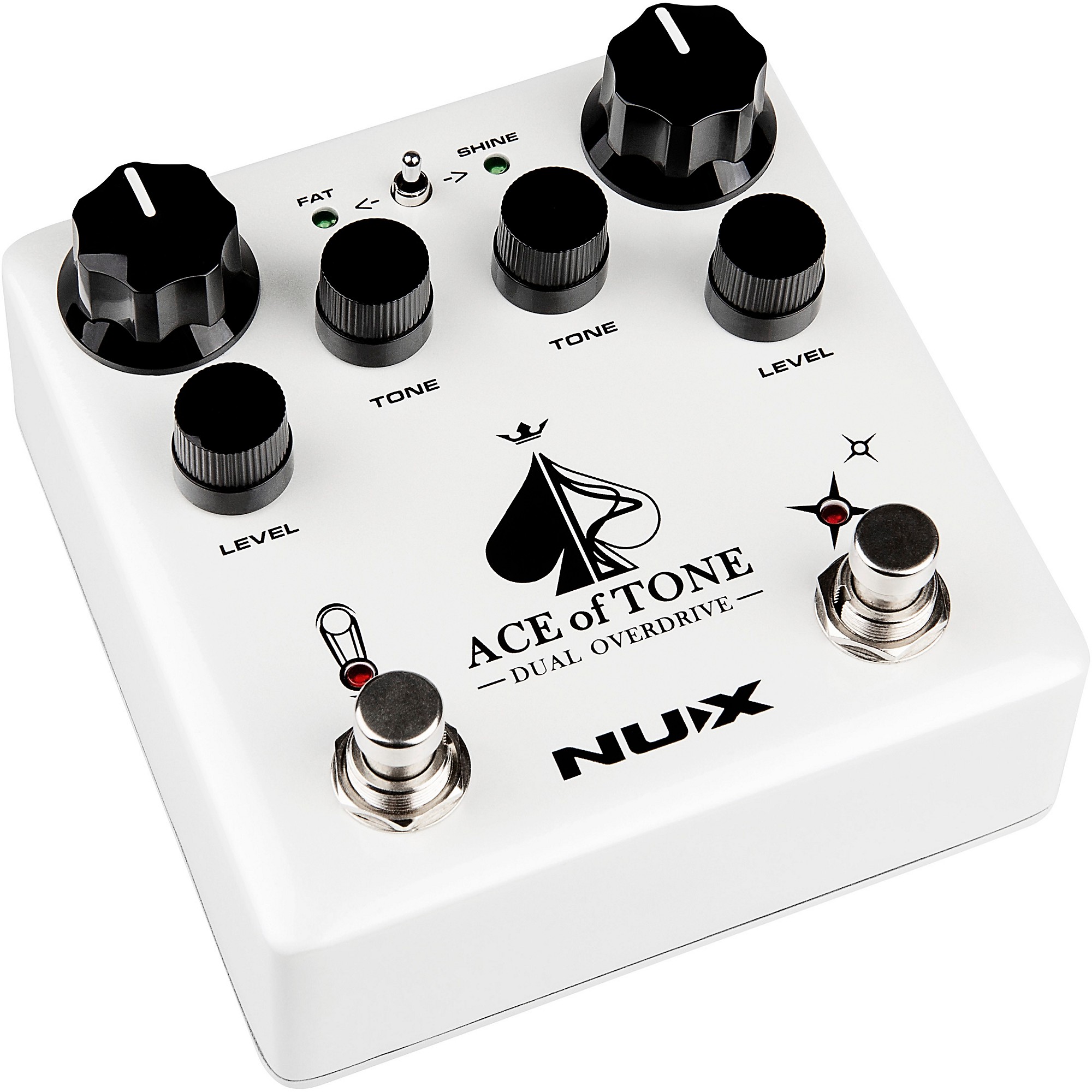 NUX Ace of Tone Dual Overdrive Effects Pedal | Music & Arts