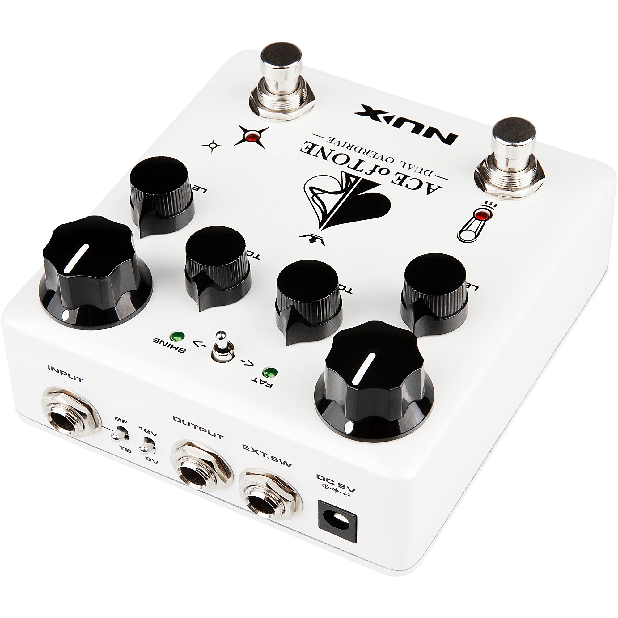 NUX Ace of Tone Dual Overdrive Effects Pedal | Music & Arts