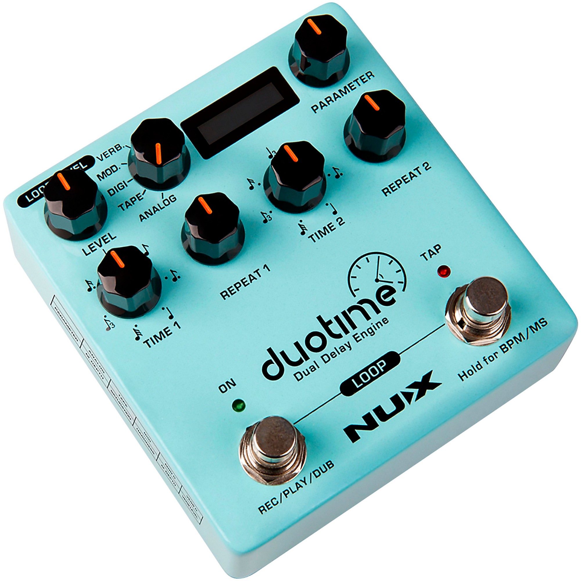 NUX duotime デュアルディレイエンジン NUX Duotime Dual Delay Engine Effects Pedal | Music & Arts