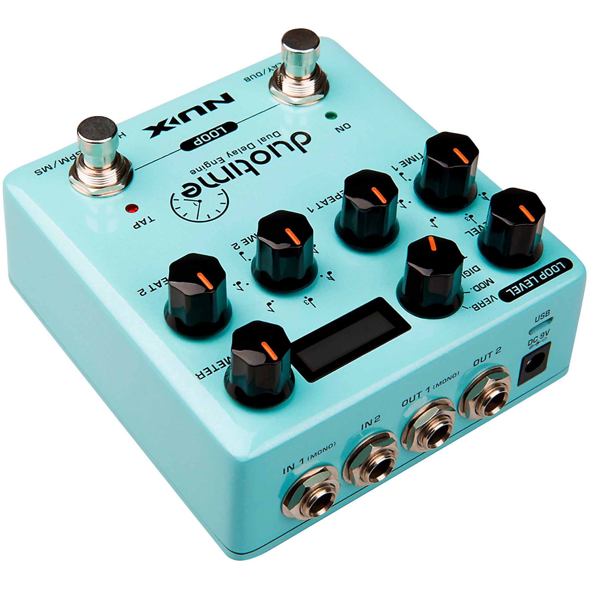 NUX duotime デュアルディレイエンジン NUX Duotime Dual Delay Engine Pedal | Sweetwater