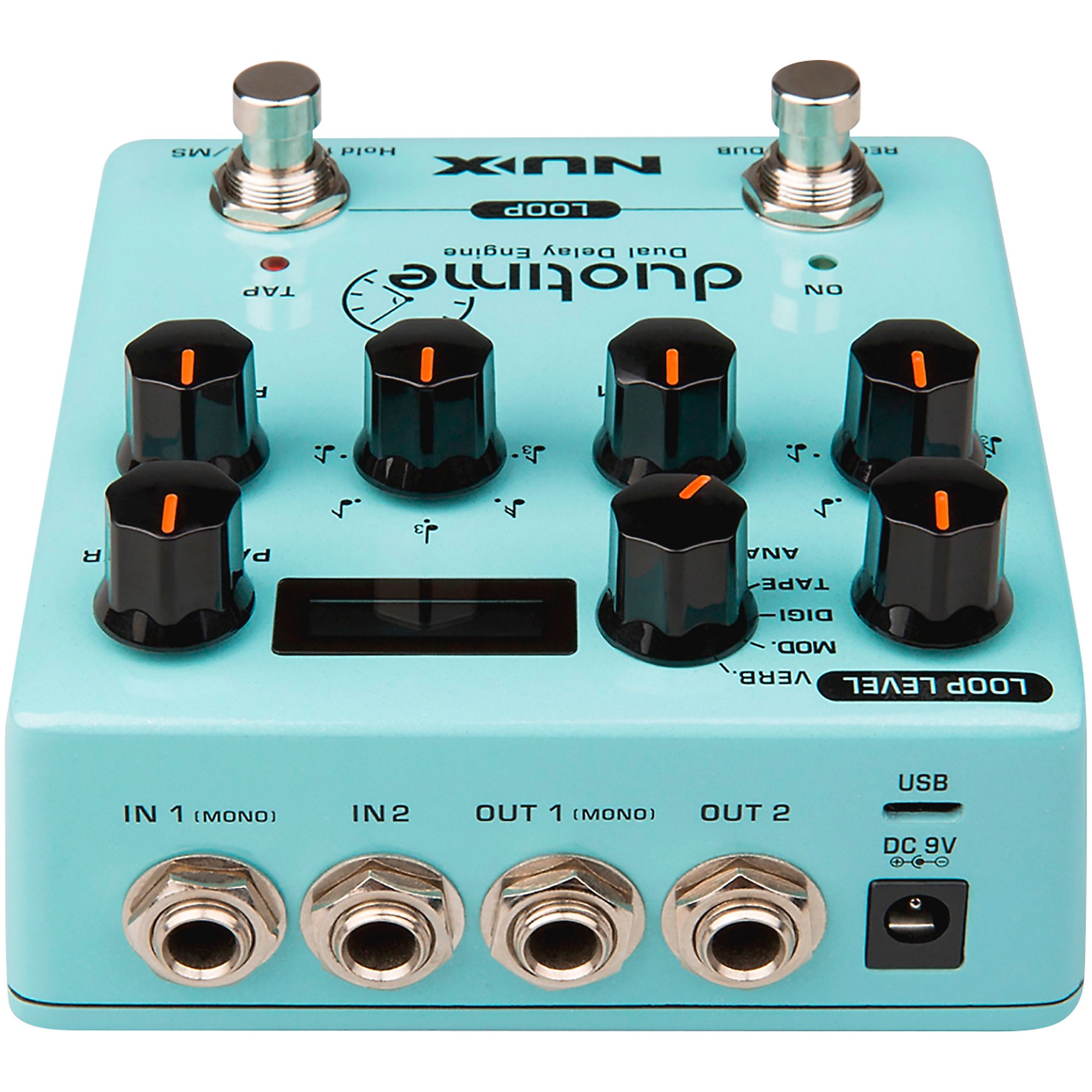 NUX duotime デュアルディレイエンジン NUX Duotime Dual Delay Engine Effects Pedal | Music & Arts