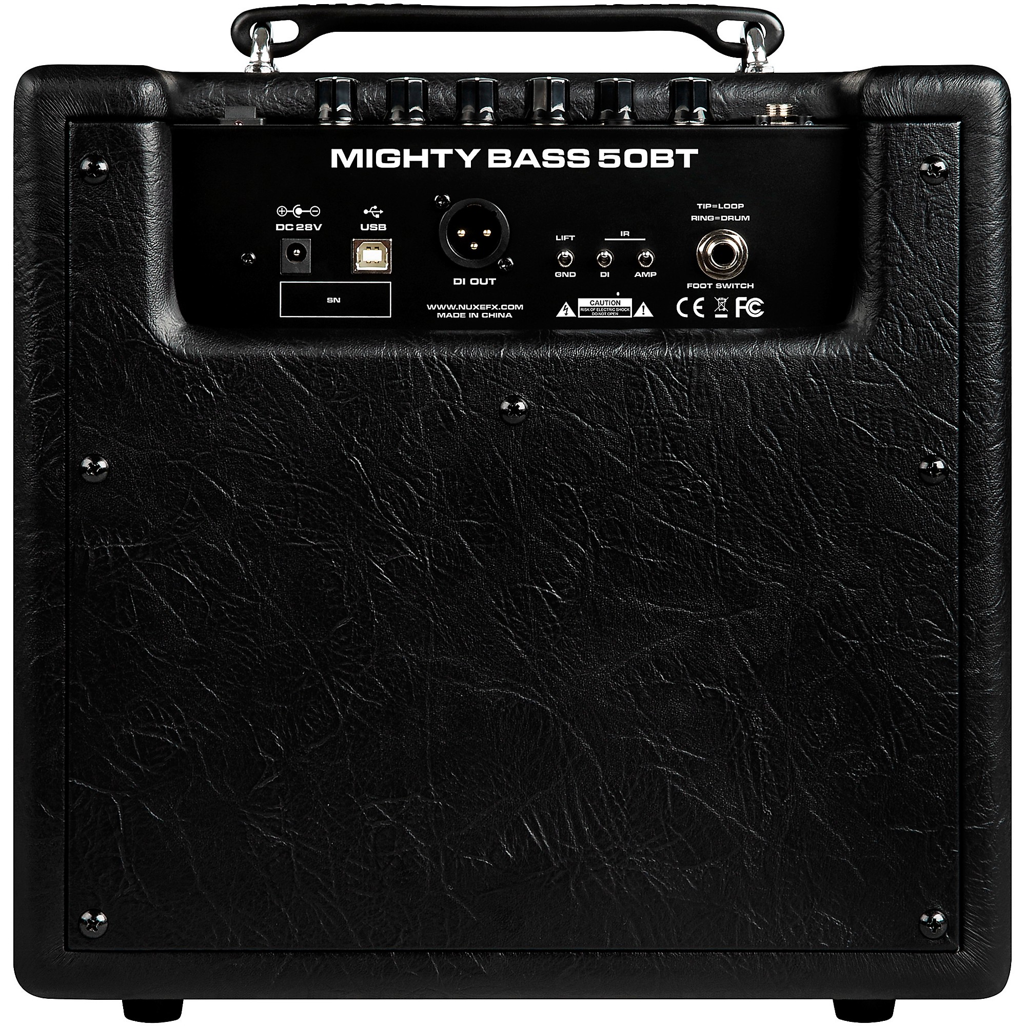 NUX MIGHTY BASS 50BT ベース用アンプ 50W ブラック NUX Mighty Bass 50 BT 50W Digital Modeling Bass Amplifier with