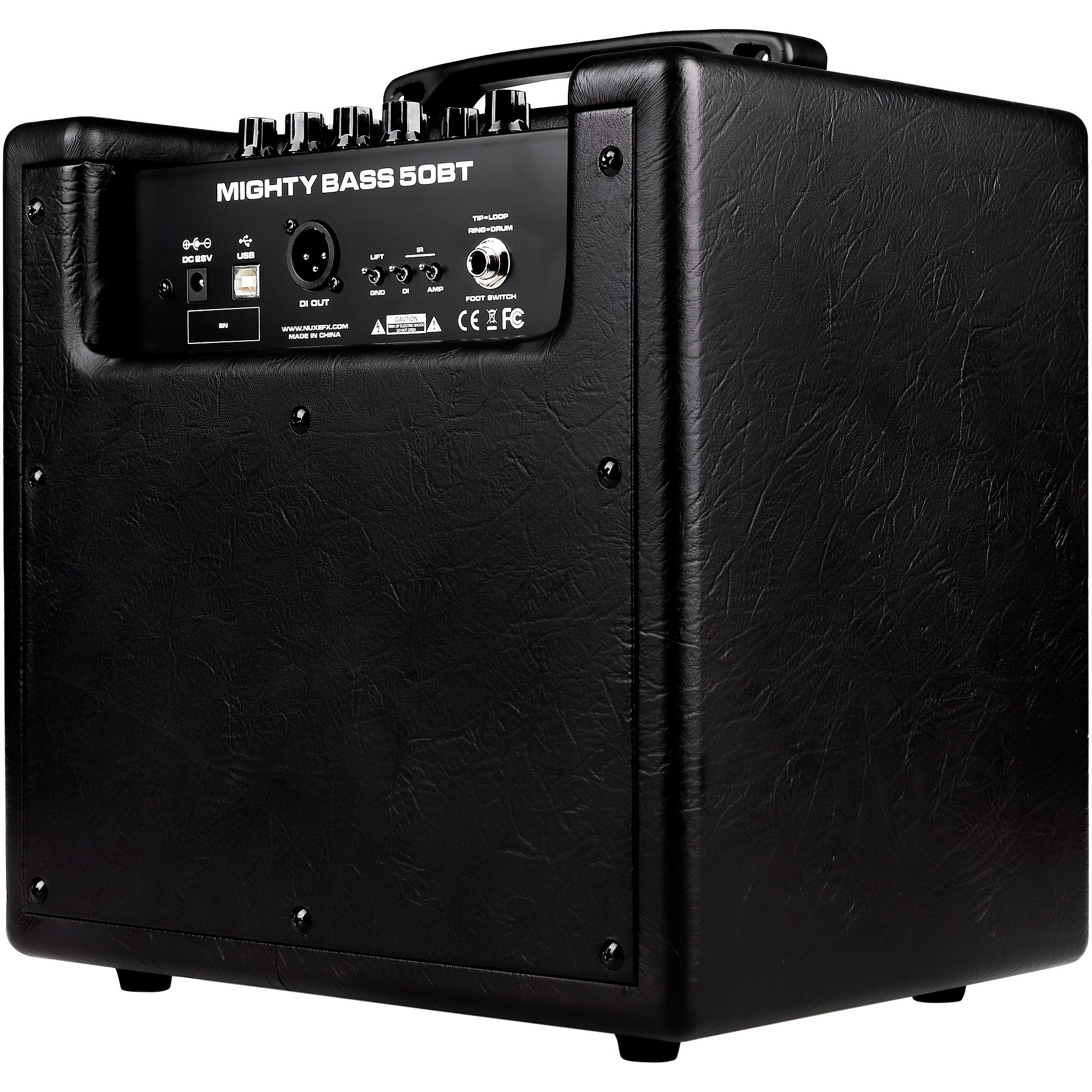 NUX MIGHTY BASS 50BT ベース用アンプ 50W ブラック NUX Mighty Bass 50 BT 50W Digital Modeling Bass Amplifier with