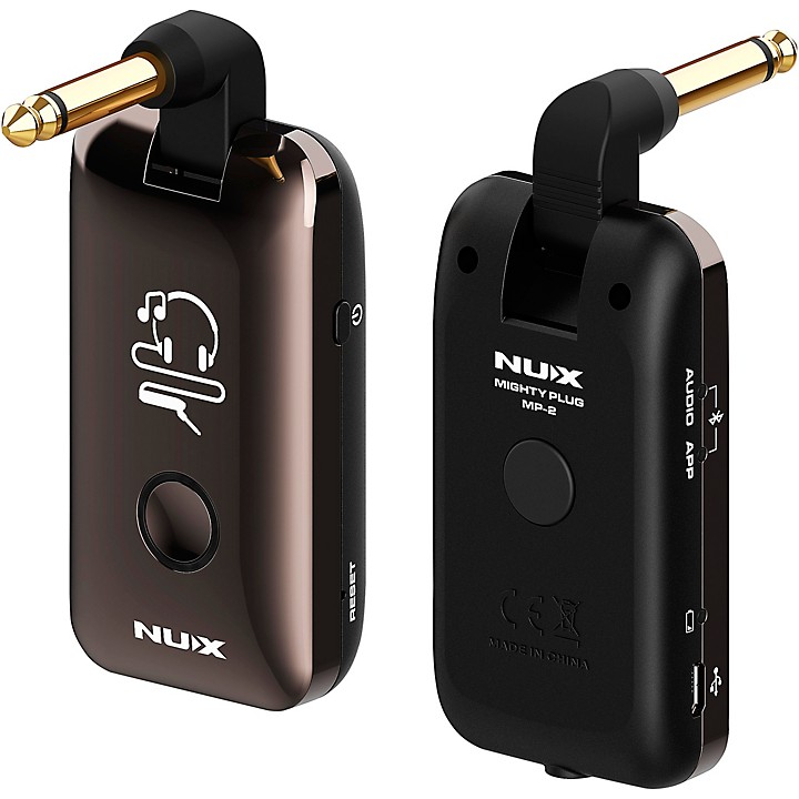 NUX Mighty Plug MP-2 Guitar and Bass Modeling Headphone Amplug