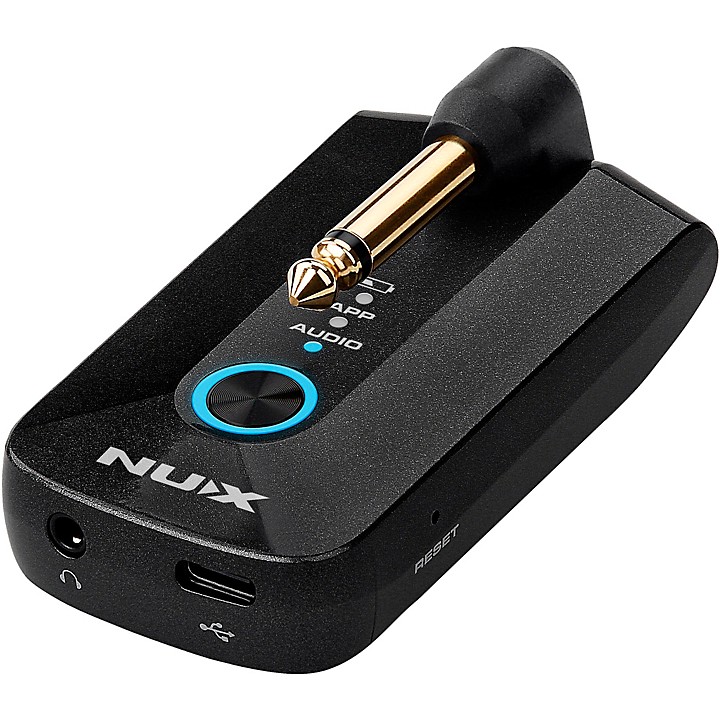 NUX Mighty Plug Pro Guitar & Bass Modeling Headphone Amp With