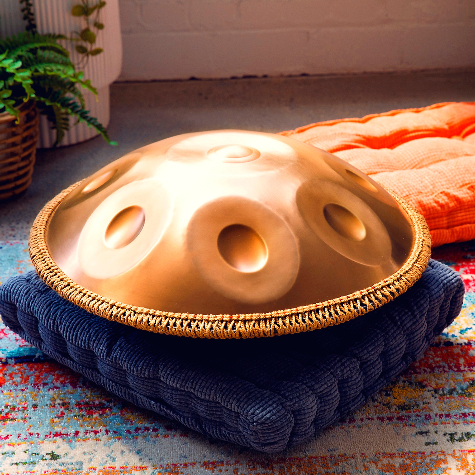 X8 Drums Genesis Handpan D Kurd With Bag and Stand | Music & Arts