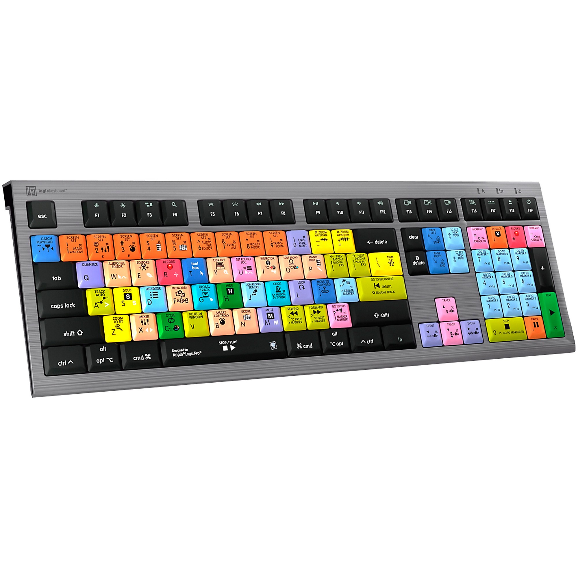 Logickeyboard Apple Logic Pro X2 MAC Astra 2 US Mac Backlit ASTRA