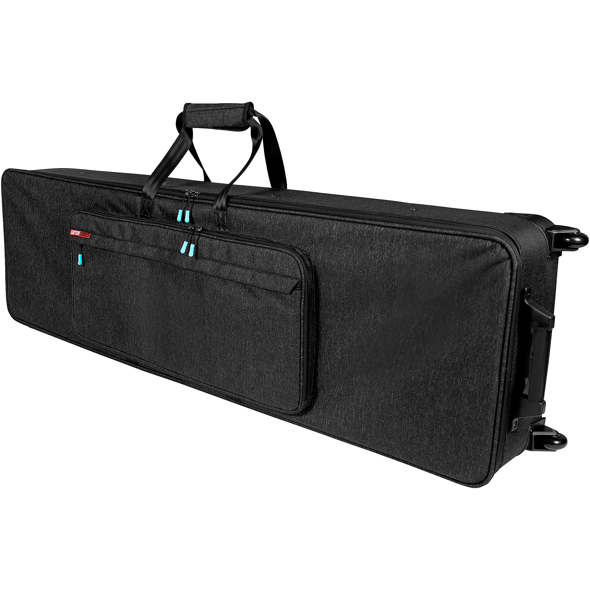 Gator GKP88-BLK Semi-Rigid Lightweight Pro Wheeled Case for 88