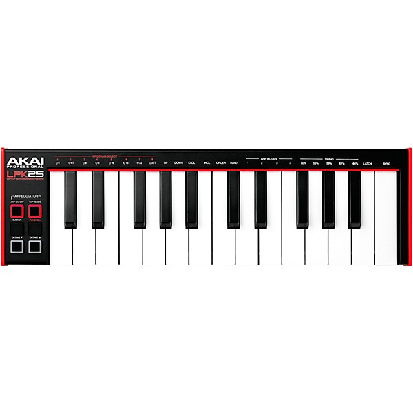 Akai Professional LPK25 MK2 25Key USBMIDI Keyboard Controller Music