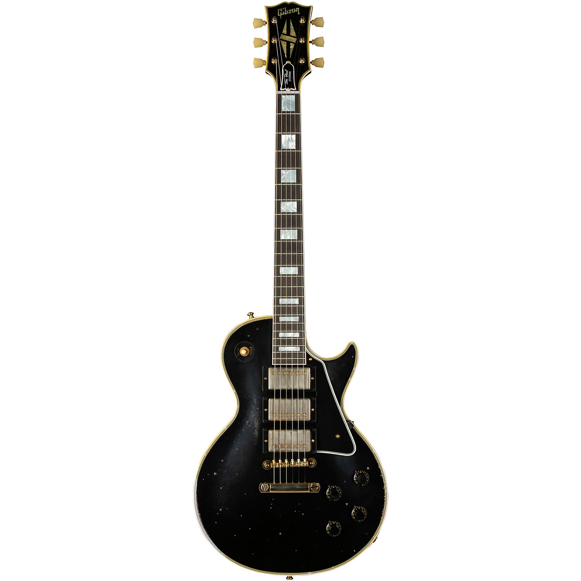 ギター Gibson Murphy Lab 1957 Les Paul Custom Gibson Murphy Lab 1957 Les Paul Custom 2-Pickup Alpine White