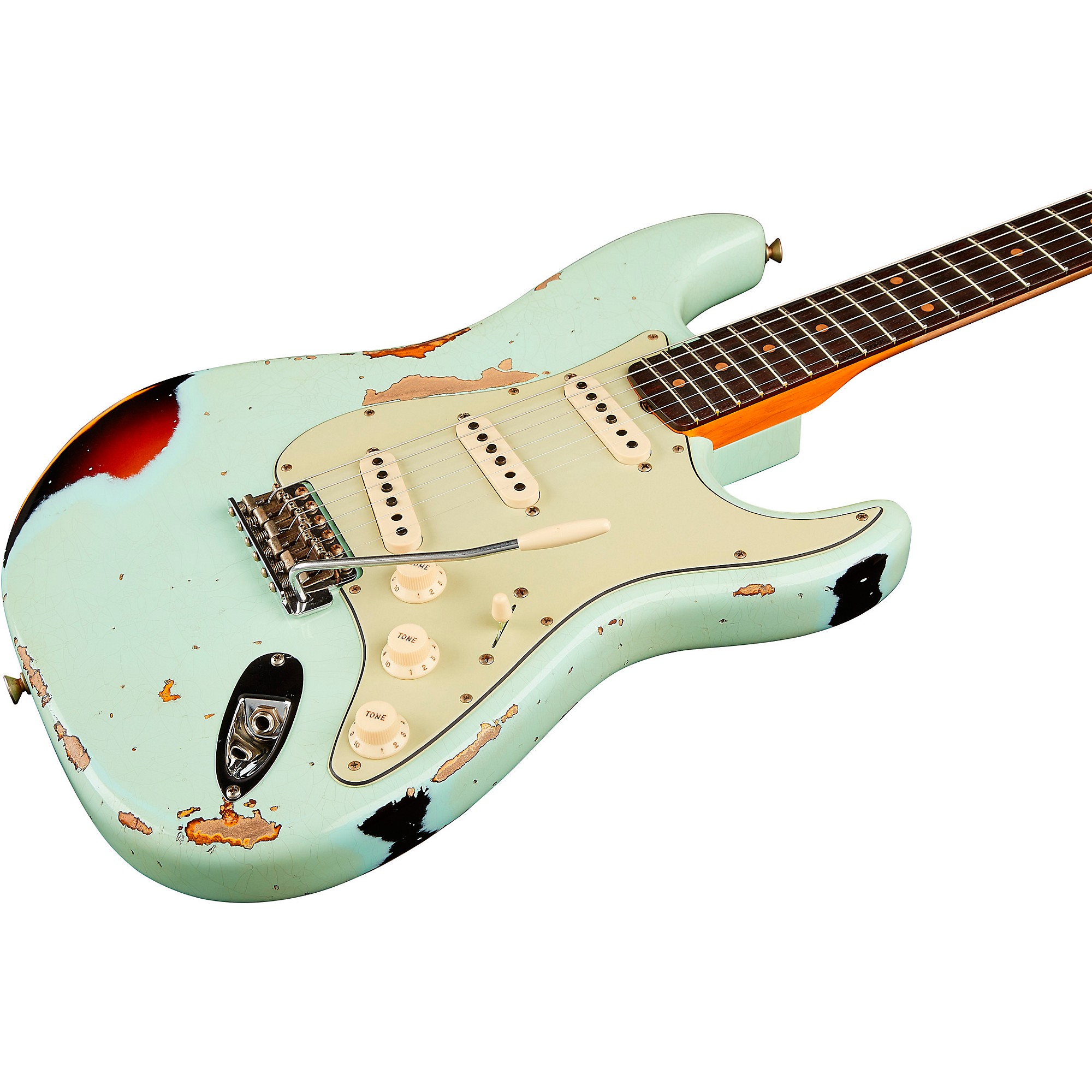 ギター CustomElectrolic Relic OliveGreen Strato Thunder Road Guitars - New Fender Custom Shop Limited