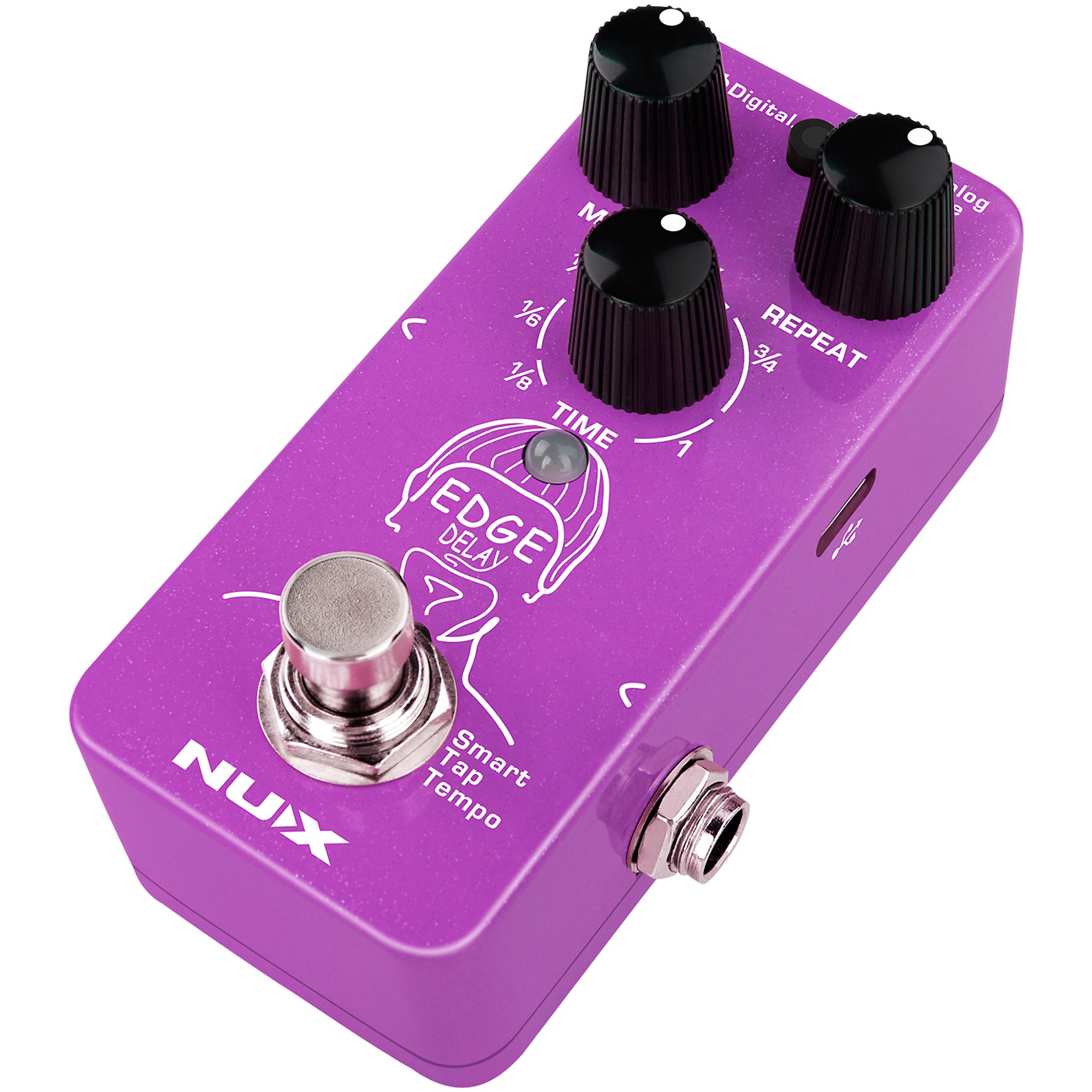 NUX NDD-3 EDGE DELAY ディレイ　タップテンポ NUX NDD-3 Edge Mini Pedal with Three Delay Types and Smart Tap