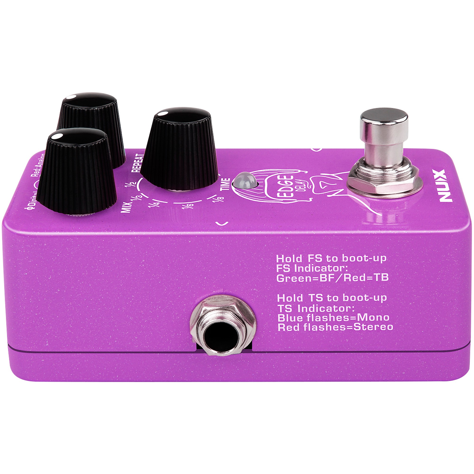 NUX NDD-3 Edge Mini Pedal with Three Delay Types and Smart Tap
