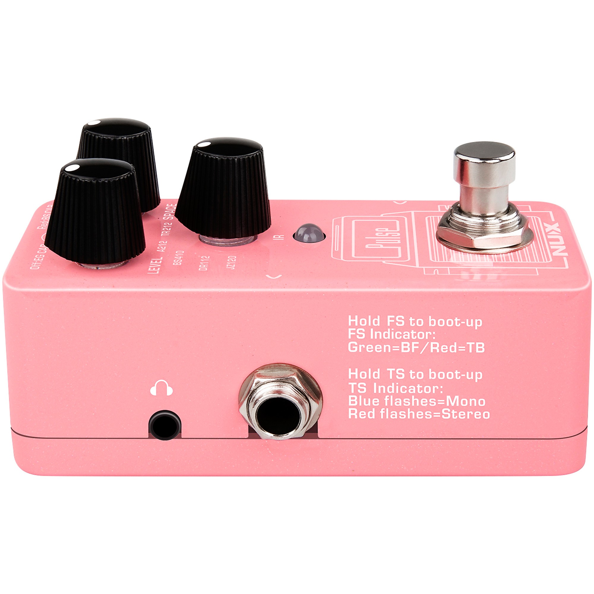 NUX Pulse NSS-4 IRローダー NUX NSS-4 Pulse Mini IR Loader Pedal for Guitar and Bass