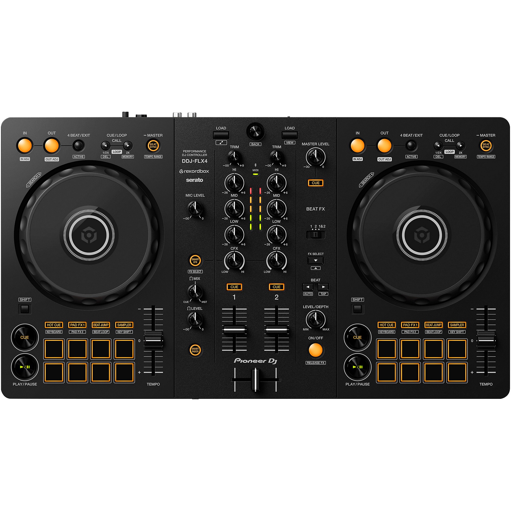 Pioneer DJ DDJ-FLX4 Complete DJ Setup