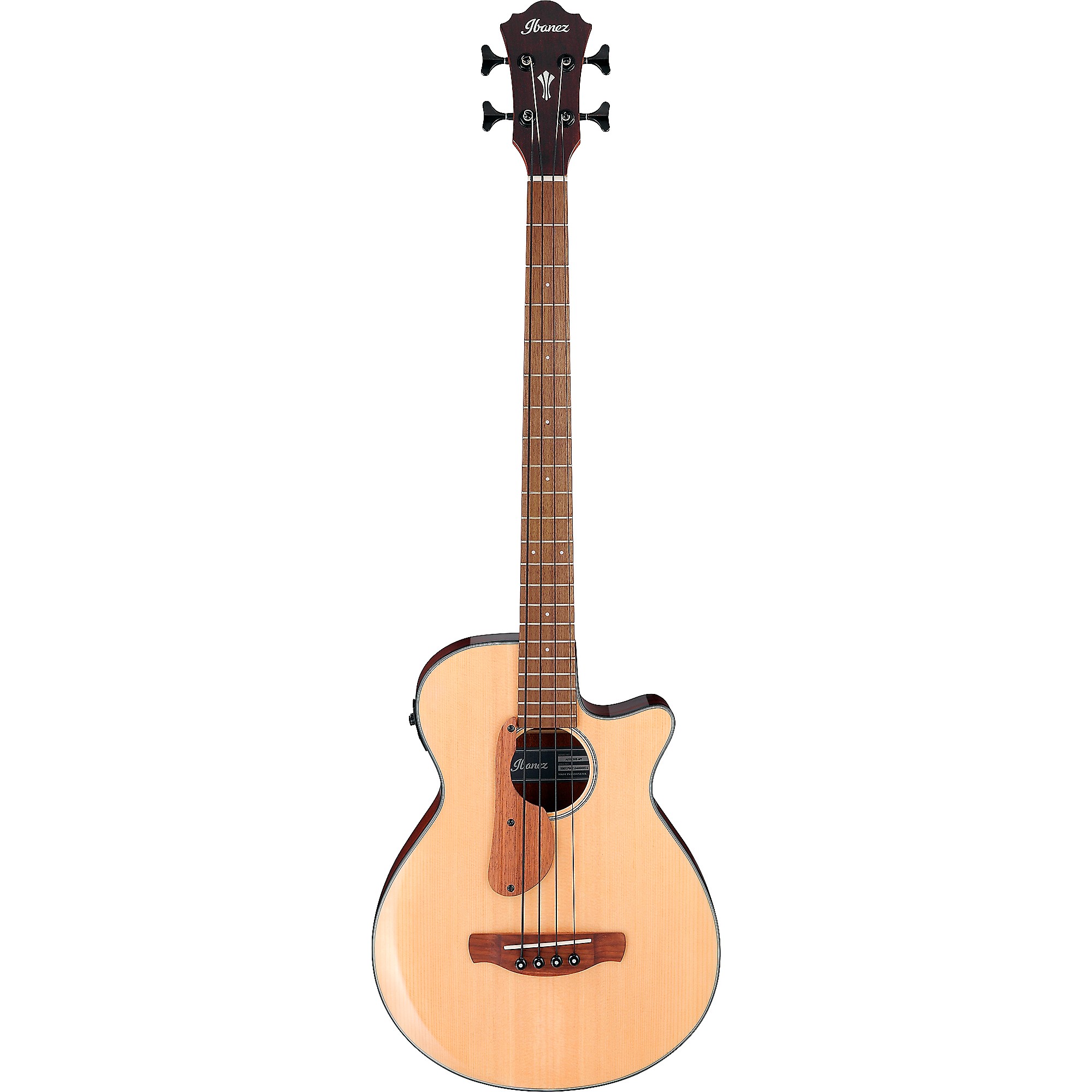 ARIA ベースギター　AEG-4B アコースティックベース Ibanez AEGB34FE Acoustic-Electric Bass Guitar | zZounds