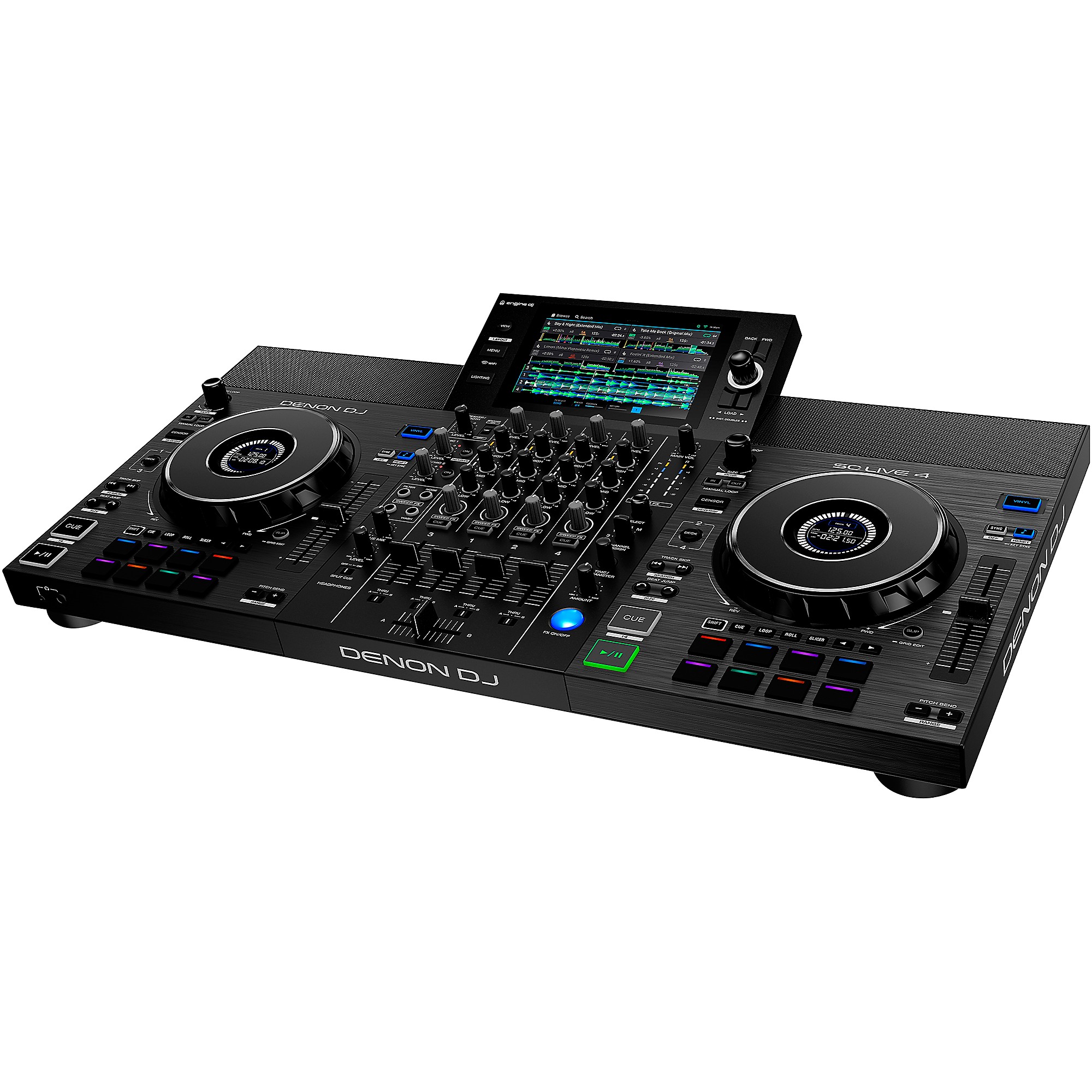 Denon DJ SC LIVE 4 4-Deck Controller with Case | IDJNOW