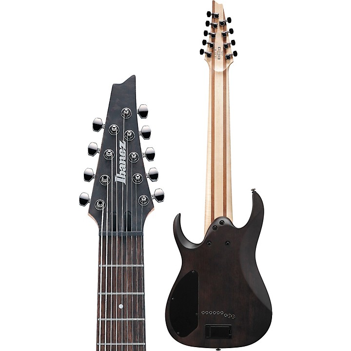 Guitarra Electrica Ibanez 9 Cuerdas Rg9Pb-Transparent Gray Flat - The Music  Site