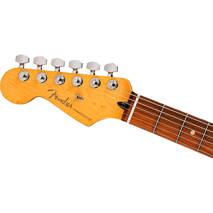 Player Plus Stratocaster LH (MEX, MN) - olympic pearl Guitare électrique  gaucher Fender