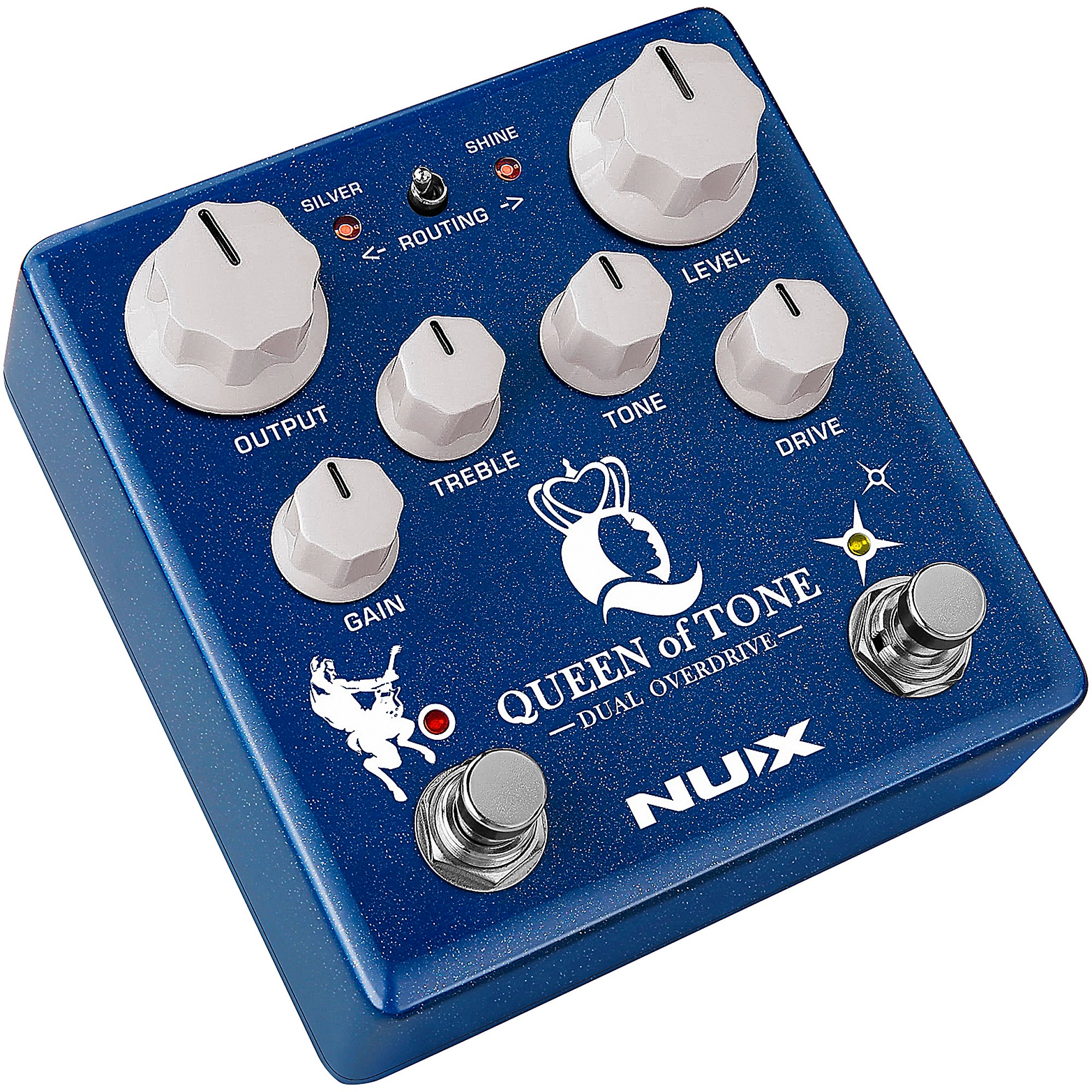 NUX NDO-6 Queen of Tone Dual Overdrive Effects Pedal | Music & Arts