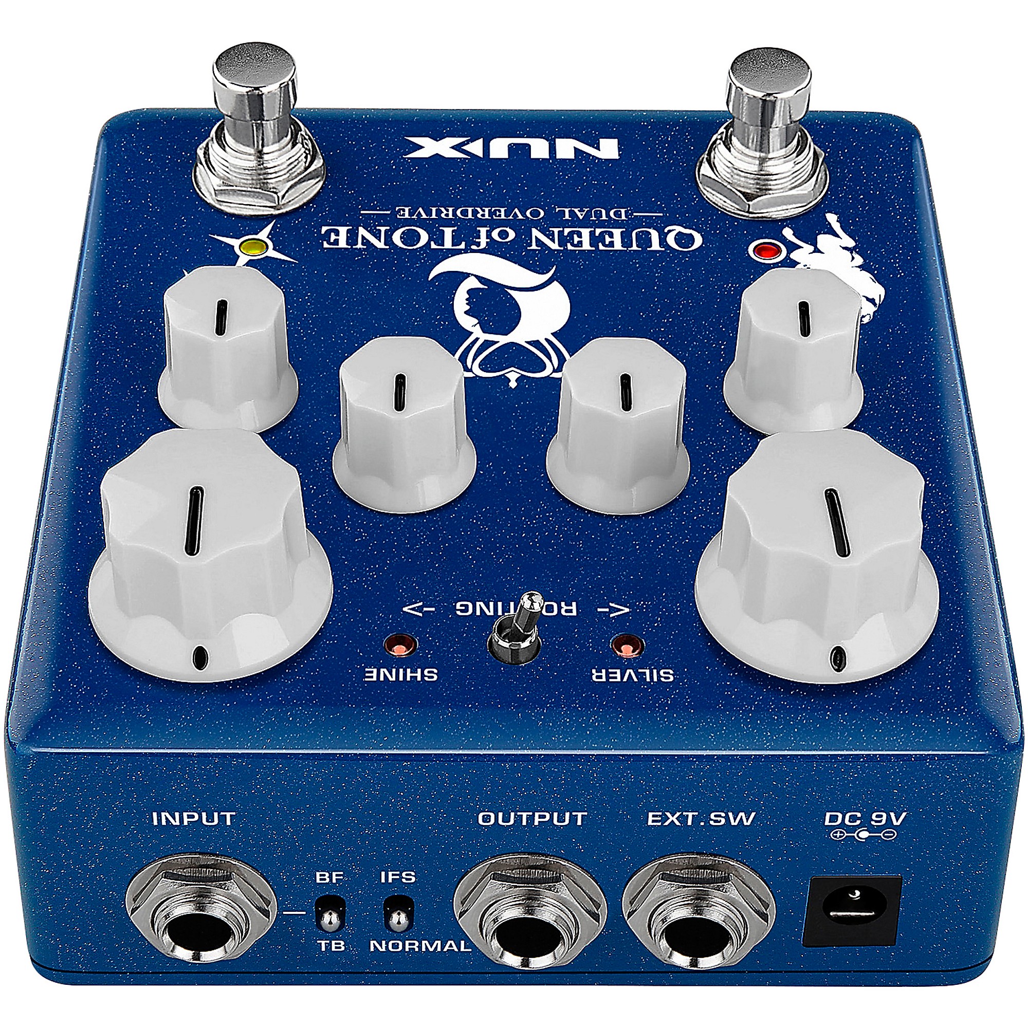 NUX QUEEN of TONE デュアルオーバードライブ NUX NDO-6 Queen of Tone Dual Overdrive Effects Pedal | Music