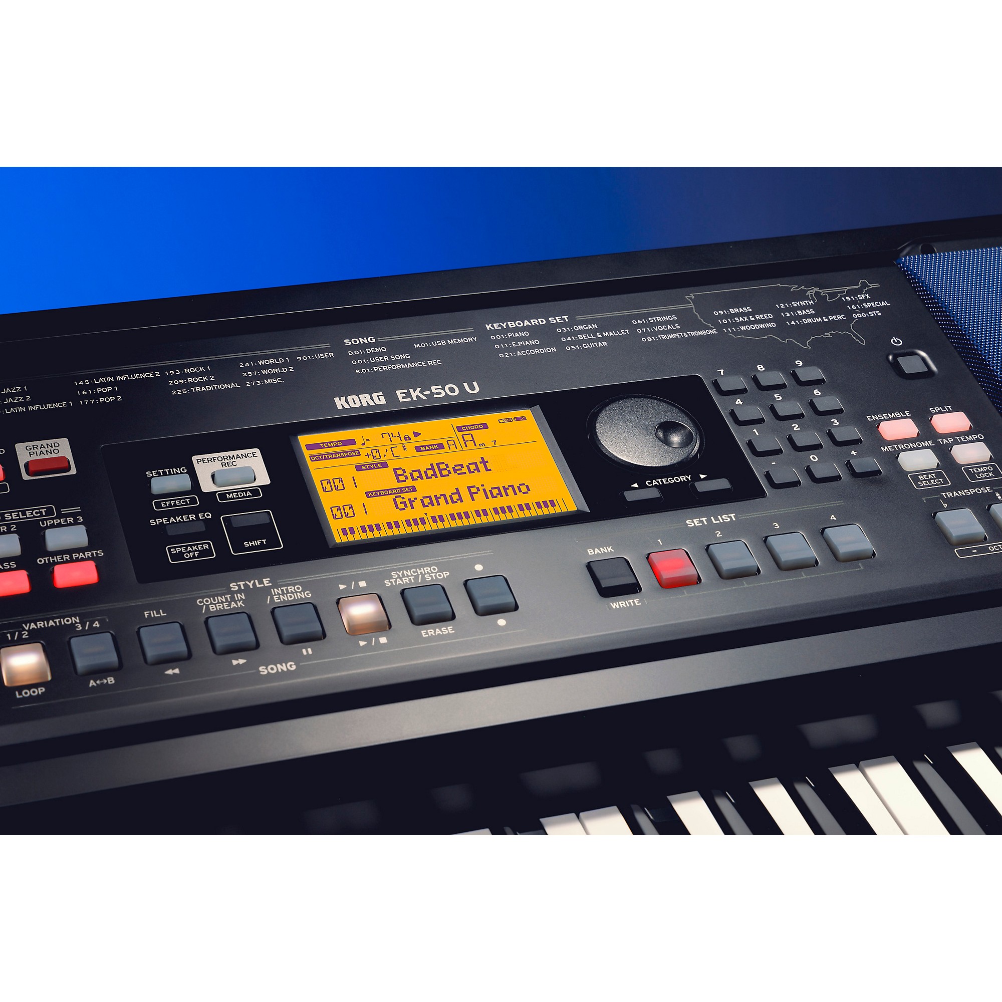【完備,美品】KORG EK-50 61鍵盤 電子キーボード KORG EK-50 U 61-Key Arranger Keyboard | Music & Arts