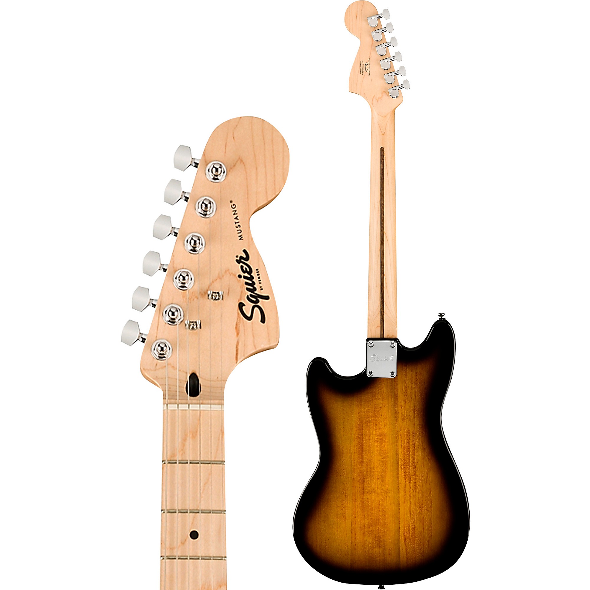 Squier Sonic Mustang - Maple Fretboard, 2-Colour Sunburst