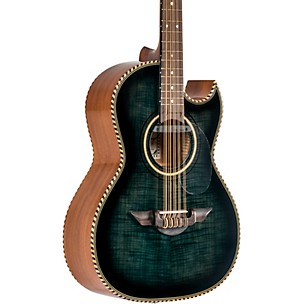 H. Jimenez LBQ1E El Estandar Flame Maple Top Acoustic-Electric Bajo Quinto