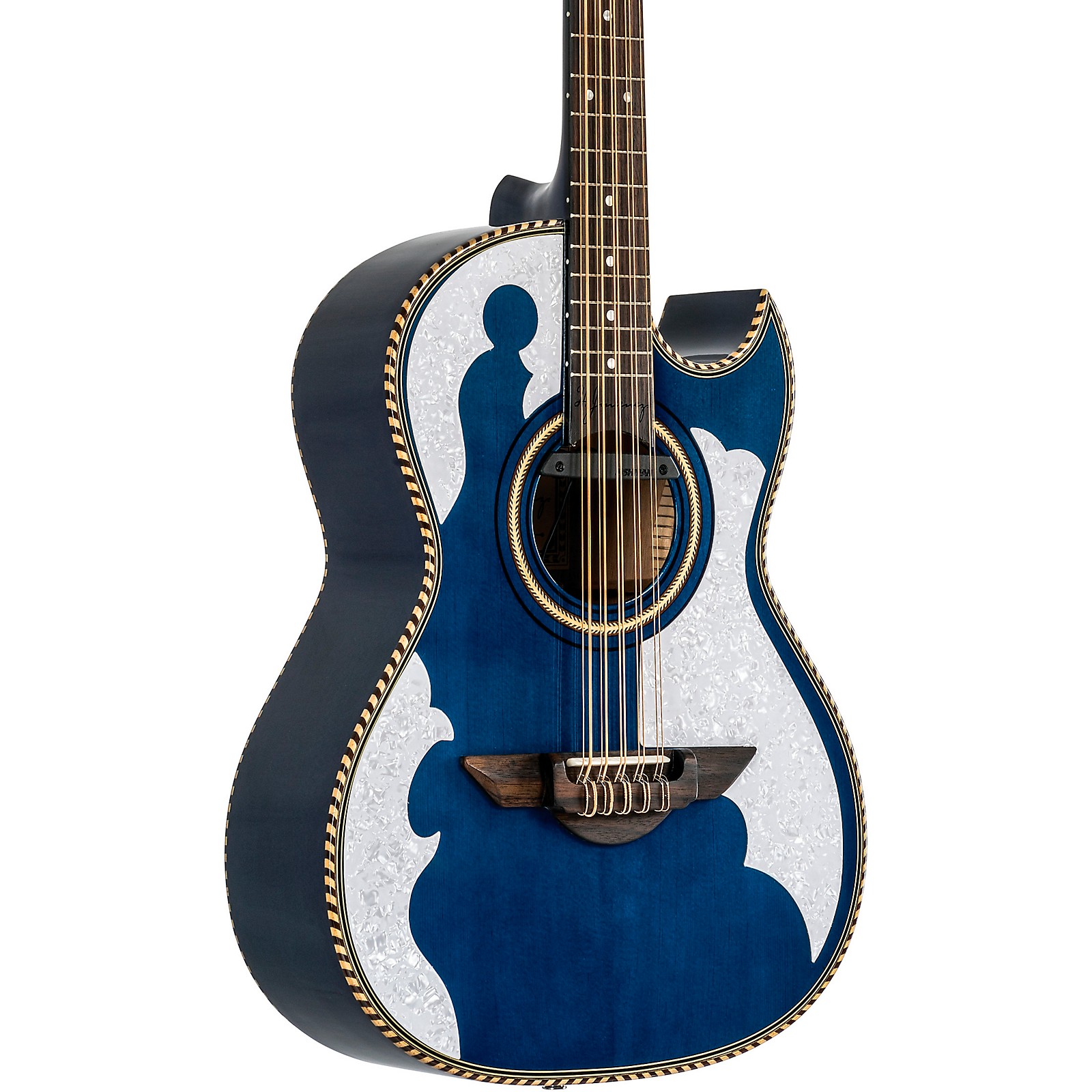 H. Jimenez LBQ4E El Patron Acoustic-Electric Bajo Quinto