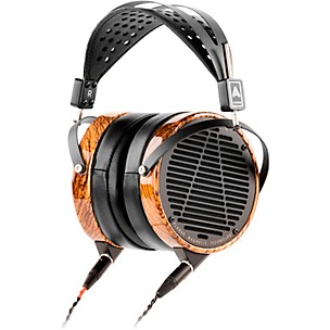 Audeze LCD-3 Leather-Free Headphones With Zebrano Wood Rings -
