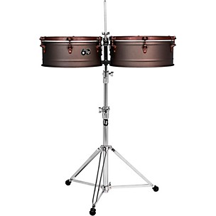 LP LP 60th Anniversary Timbales With Rustic Bronze hardware
