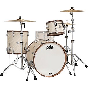 PDP by DW LTD Concept Maple 3-Piece Shell Pack With Walnut Hoops