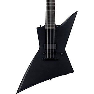 ESP LTD EX-7 Baritone Black Metal 7-String Electric Guitar