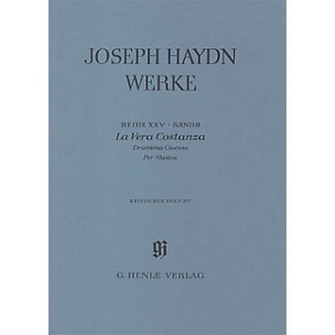 G. Henle Verlag La Vera Costanza - Dramma Giocoso per Musica Henle Edition Series Hardcover