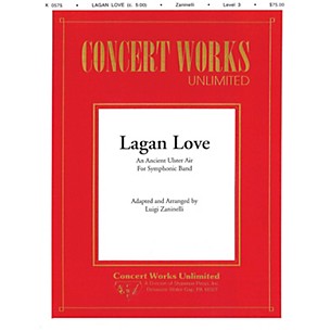 Hal Leonard Lagan Love Concert Band Level 3 Composed by Luigi Zaninelli