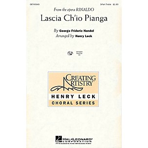 Hal Leonard Lascia Ch'io Pianga (from the opera Rinaldo) 3 Part Treble