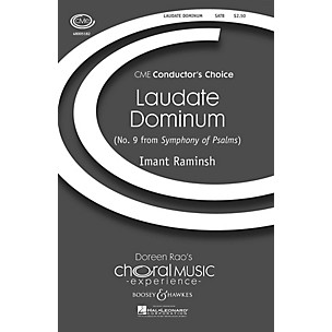 Boosey and Hawkes Laudate Dominum (from Symphony of Psalms) CME Conductor's Choice SATB composed by Imant Raminsh