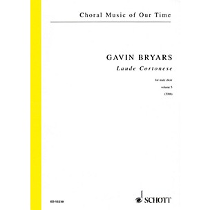 Schott Laude Cortonese, Vol. 5 (Male Choir Choral Score) Composed by Gavin Bryars