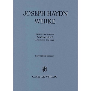 G. Henle Verlag Le Pescatrici - Dramma Giocoso Henle Edition Series Hardcover