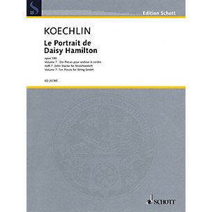 Schott Le Portrait de Daisy Hamilton, Op. 140 String Ensemble Series Softcover Composed by Charles Koechlin